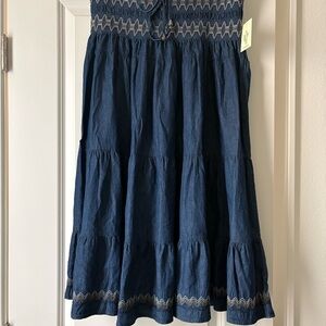 SOLD!! Cracker Barrel Maxi Skirt with a Twist